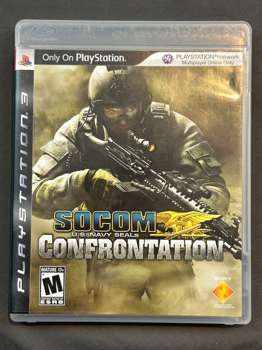 SOCOM Confrontation U.S. Navy Seals (PlayStation 3 PS3) Black Label - Complete