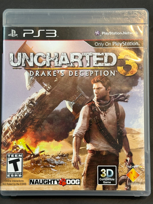 Uncharted 3 Drake's Deception Game of The Year PS3 PlayStation 3 - Complete