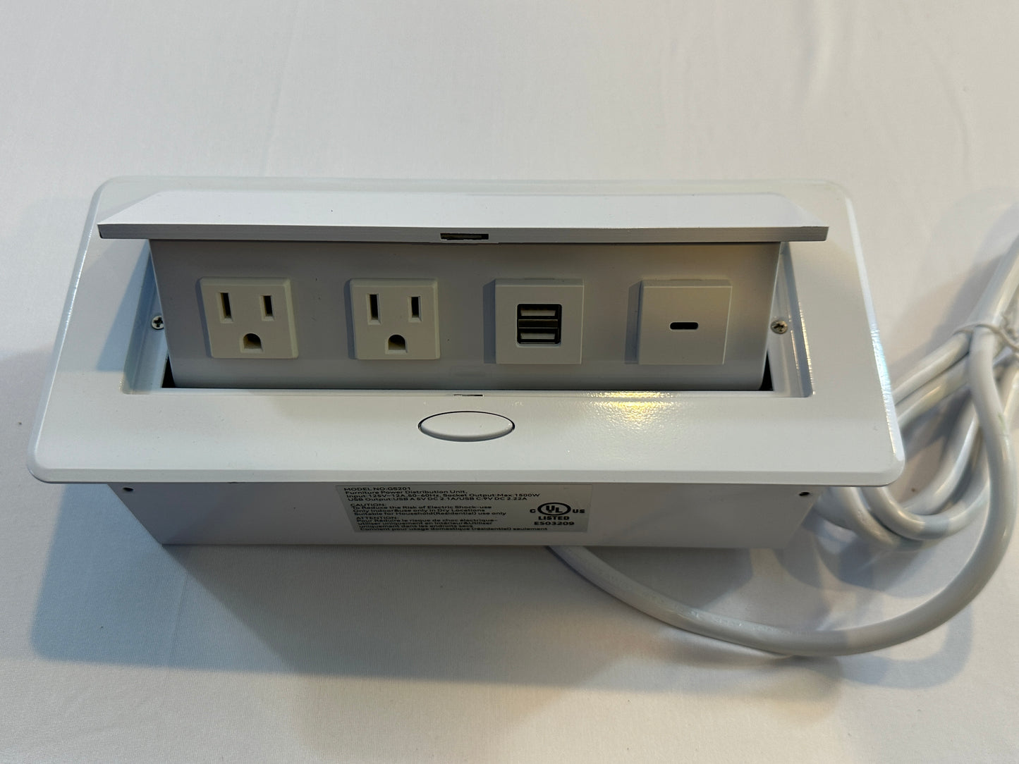 Recessed Hidden Surge Protector / Outlet Connectivity Box