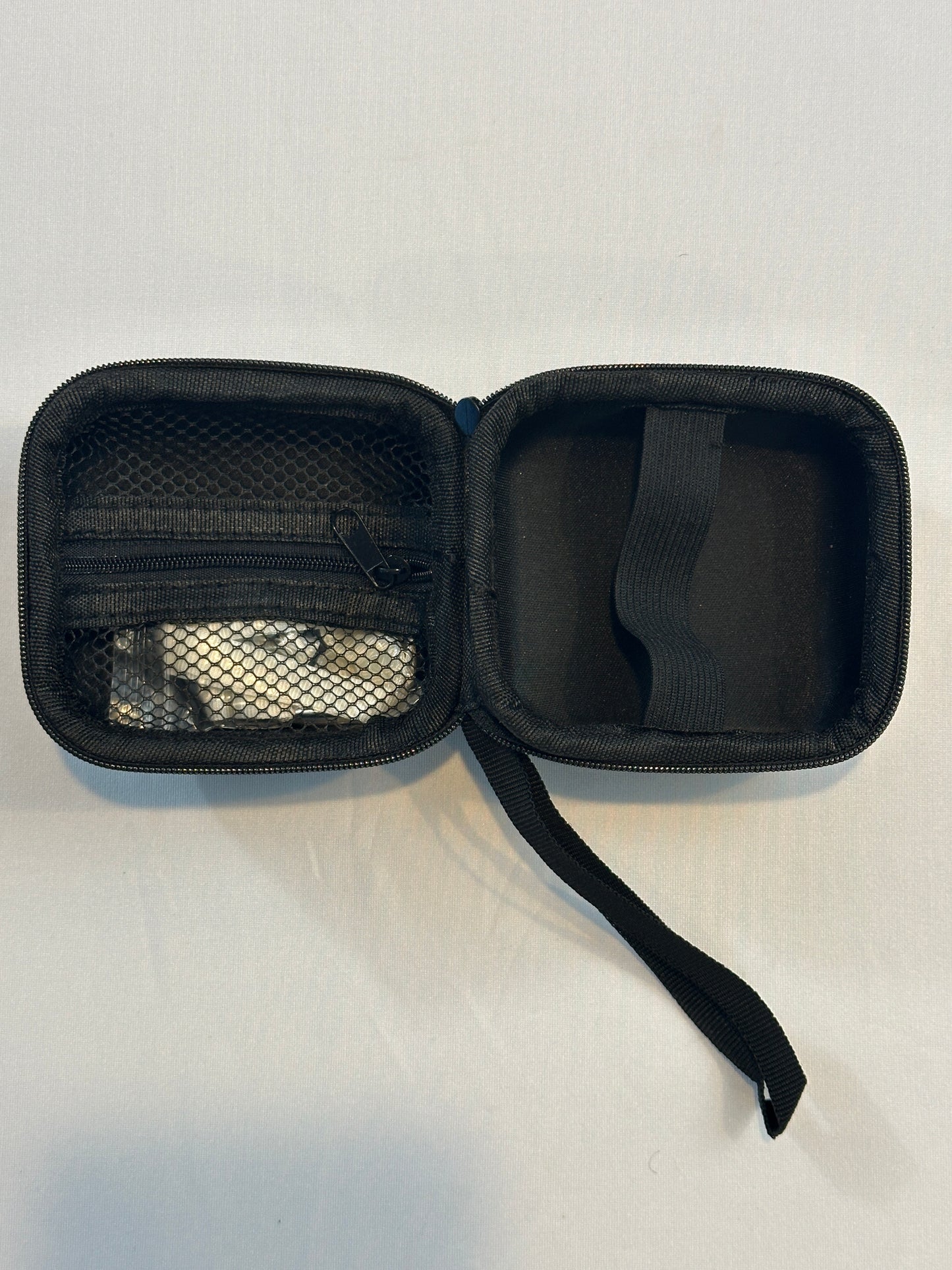 Black Zippered Compact Case for Camera - 4" x 4" x 4"