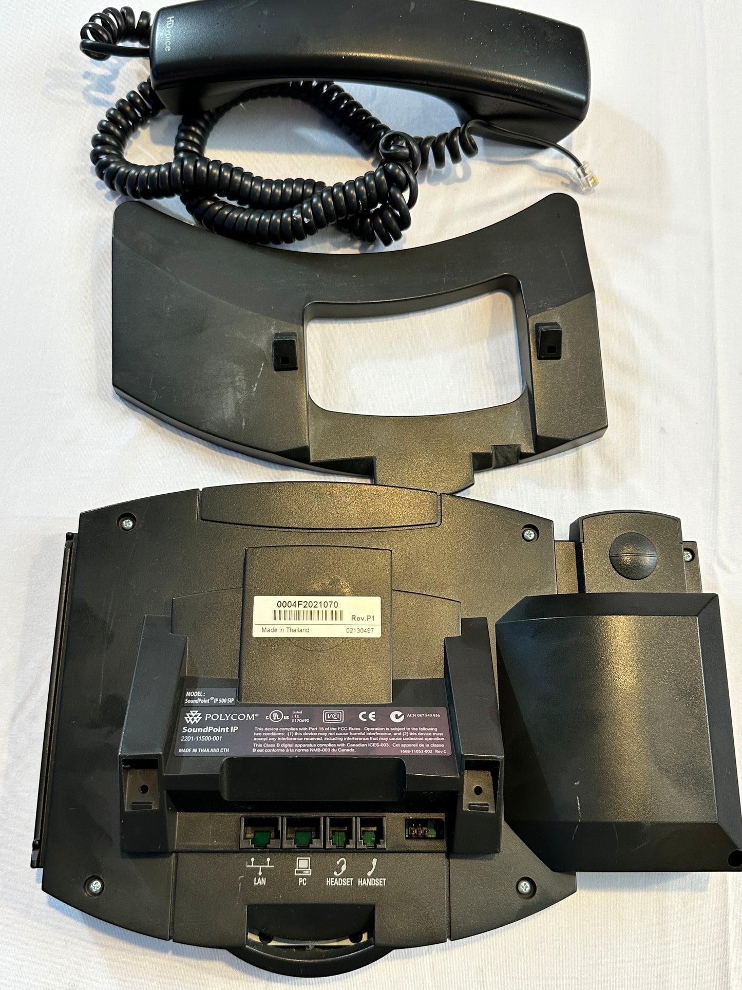 POLYCOM SOUNDPOINT IP 500 VOIP BUSINESS DISPLAY TELEPHONE 2201-11500-001