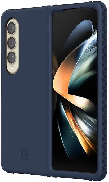 Incipio Grip Case Compatible with Samsung Galaxy Z Fold4 - Midnight Navy