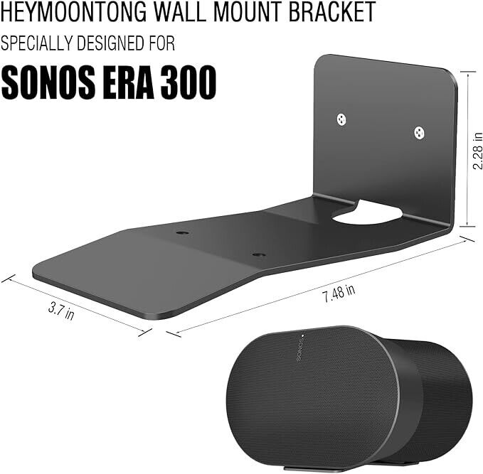 Transform your space and elevate your sound with the Speaker Mount Bracket for Sonos Era 300 – where style meets performance!"