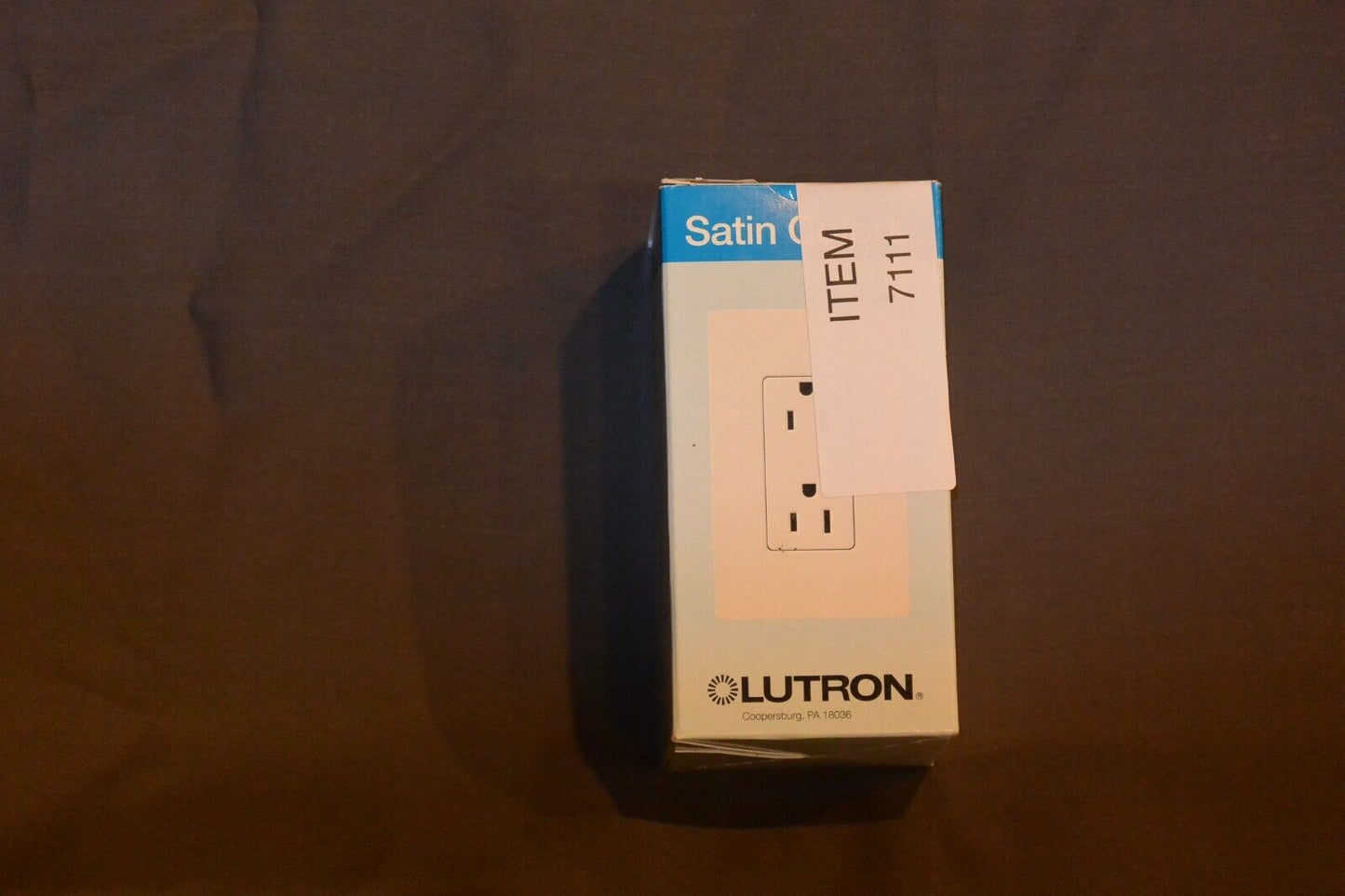 Claro 15A Duplex Receptacle, Satin (Biscuit)