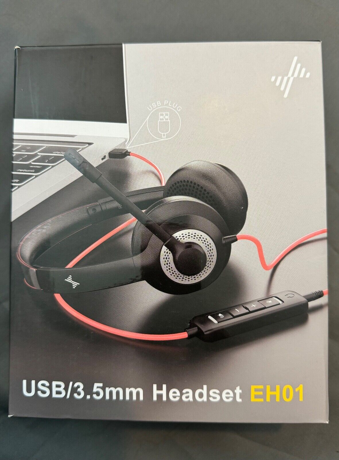 USB Headset with Mic for PC with Noise Cancellation