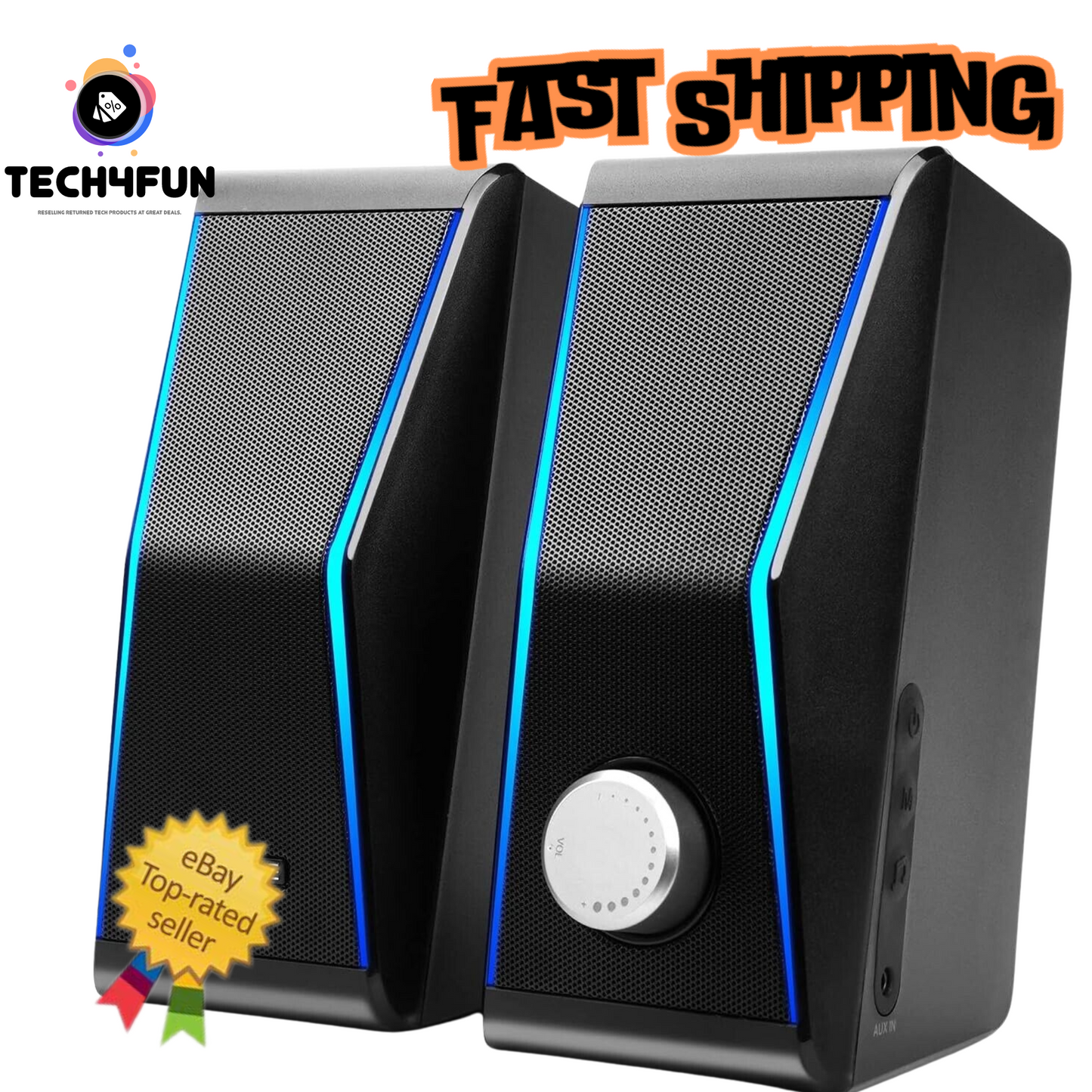 Dynamic RGB PC Speakers