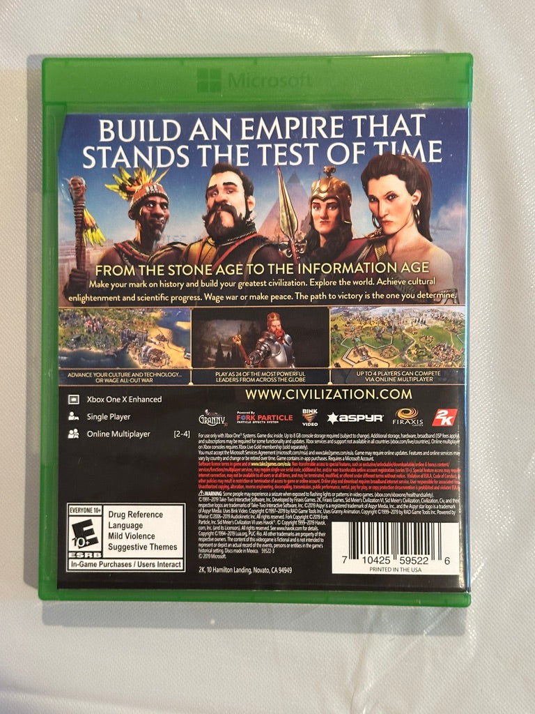 Pre-Owned - Sid Meier's Civilization VI - Xbox One