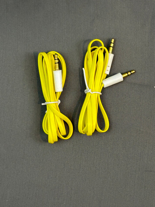 2 Pack - 3FT AUX 3.5mm Cable Male to Male Car Audio Cord For Headphones/Car/Speaker