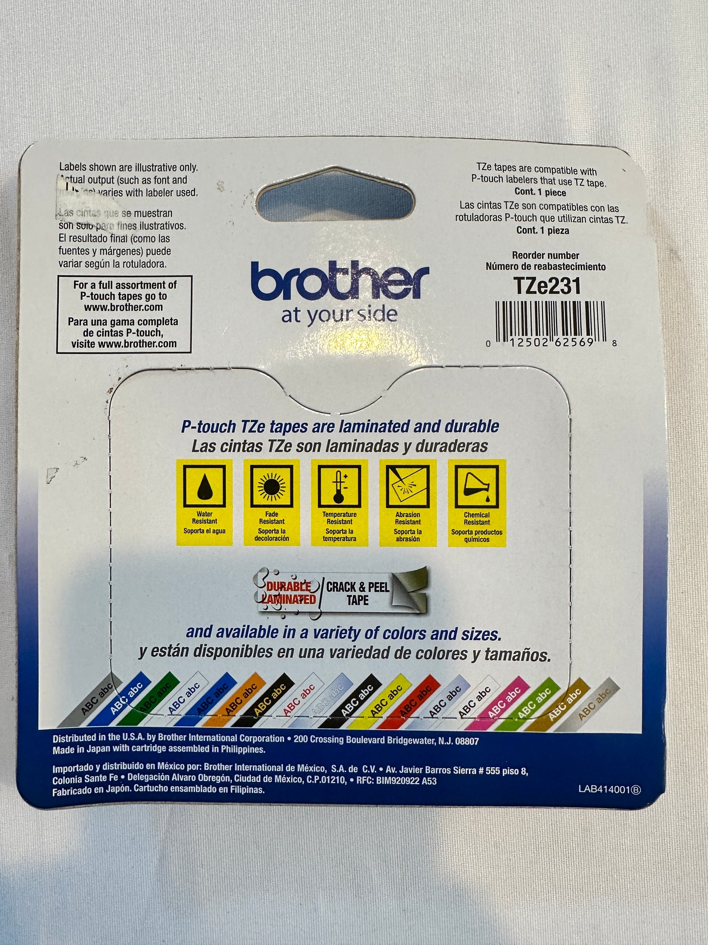 Brother Genuine P-touch TZe-231 Single Pack Laminated Label Maker