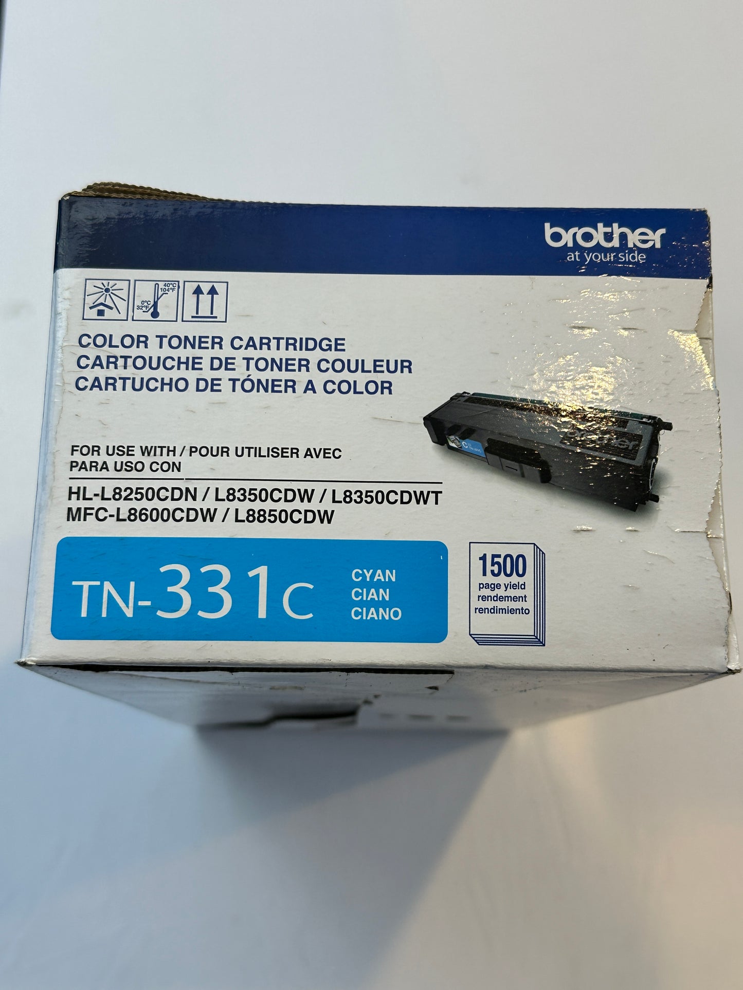 Genuine OEM Brother TN-331C Cyan Blue Toner Cartridge