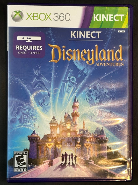 Kinect Disneyland Adventures (Microsoft Xbox 360, 2011) Complete W/ Manual-Tested