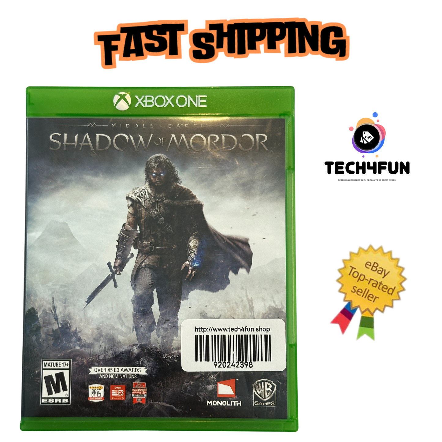 Middle Earth: Shadow of Mordor - Xbox One - Video Game - VERY GOOD