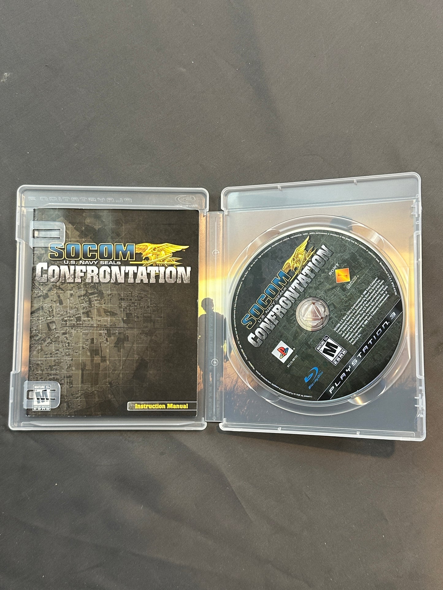 SOCOM Confrontation U.S. Navy Seals (PlayStation 3 PS3) Black Label - Complete