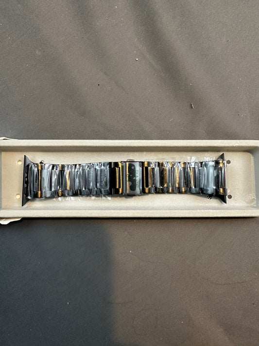 Stainless Steel Apple Watch Band Compatible with MOST Apple Watch  "BLACK"