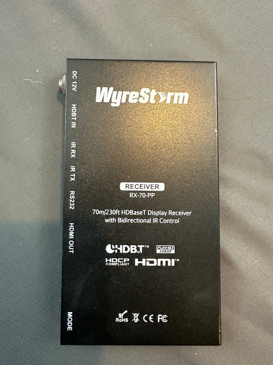 WyreStorm RX-70-PP 70m Low Profile HDBT Receiver Only - Used