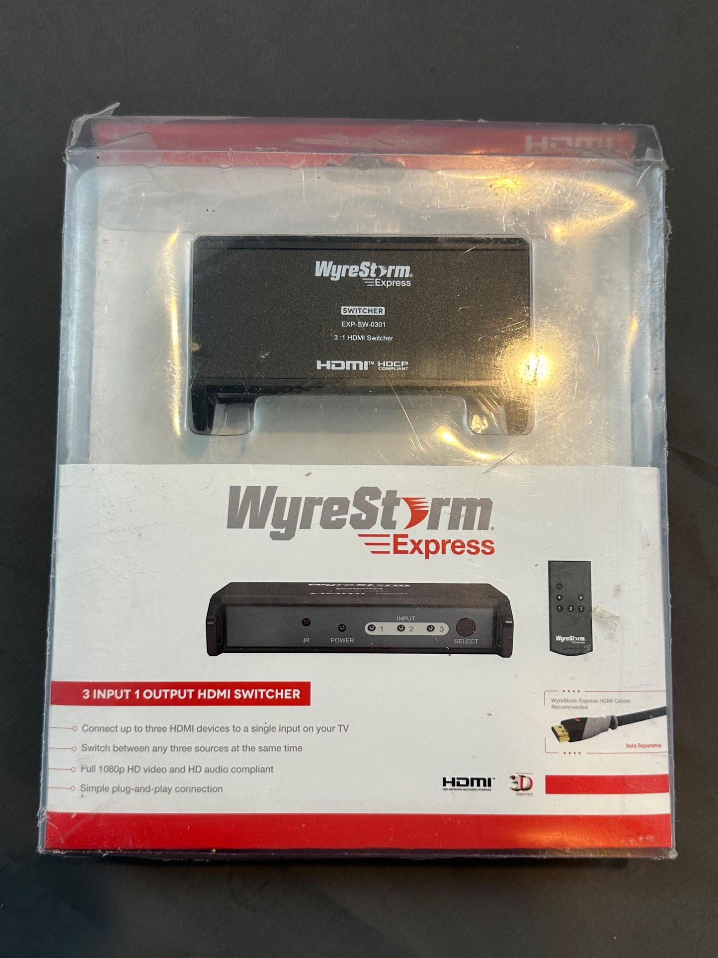 WyreStorm 3x1 HDMI Switcher