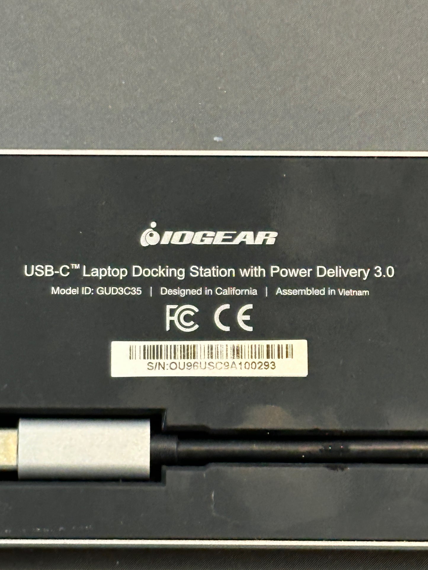 IOGEAR GUD3C35 Power Delivery 3.0 Electronic Device Docking Station