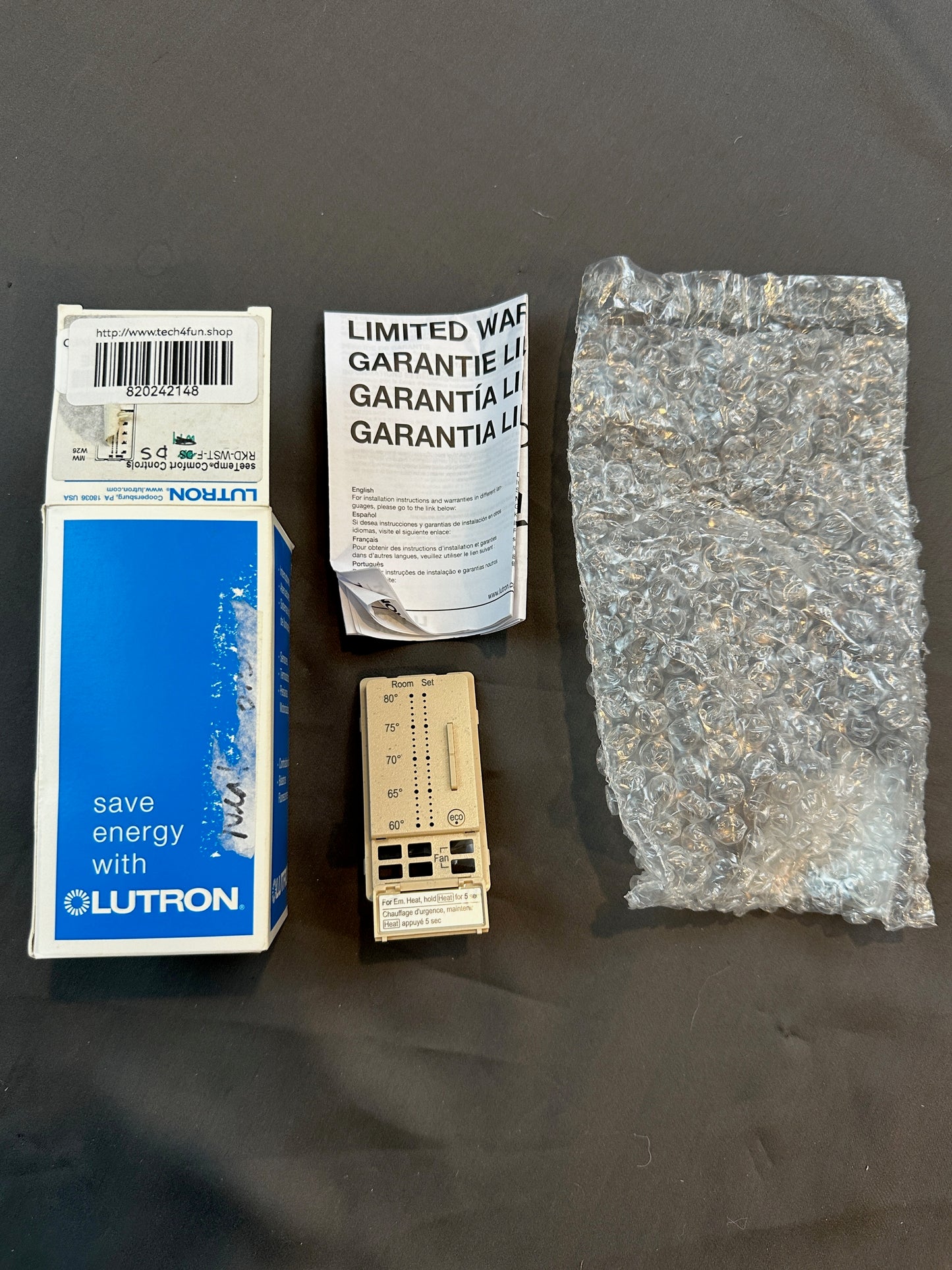 Lutron seeTemp color change kit RKD-WS-F-DS - Desert Stone