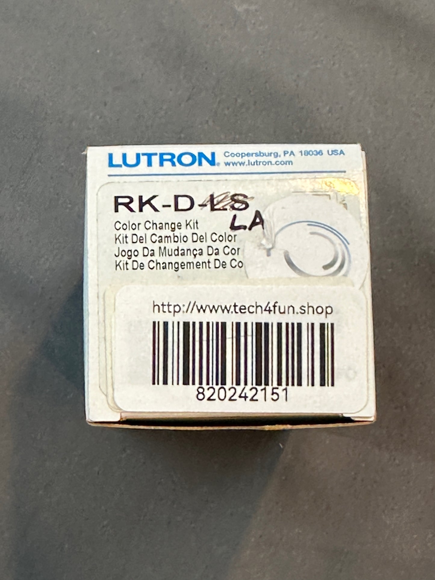 Lutron RK-D-LA Color Change Kit For LED+ Dimmer (Light Almond)